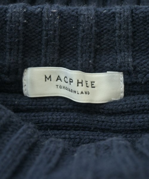 MACPHEE（マカフィー）ニット・セーター 紺 サイズ:S レディース/2200620447027