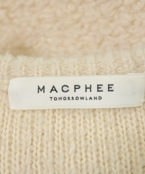 MACPHEE（マカフィー）カーディガン 白 サイズ:S レディース/2200619711139