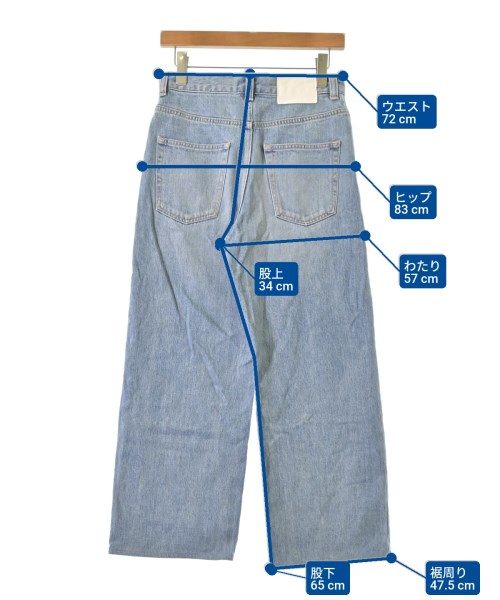 MACPHEE（マカフィー）デニムパンツ 青 サイズ:36(M位) レディース/2200603945014