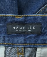 MACPHEE（マカフィー）デニムパンツ 紺 サイズ:34(S位) レディース/2200602835033