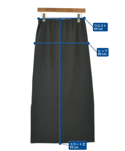 MACPHEE（マカフィー）ロング・マキシ丈スカート グレー サイズ:36(M位) レディース/2200603819018