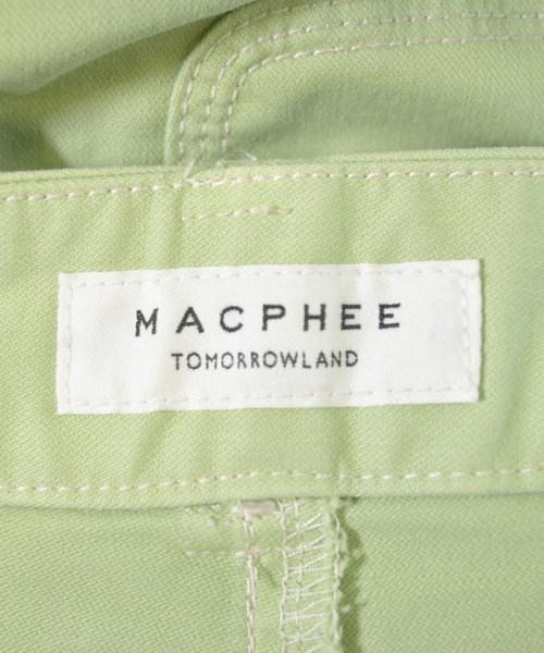 MACPHEE（マカフィー）チノパン 緑 サイズ:32(XS位) レディース/2200599522022