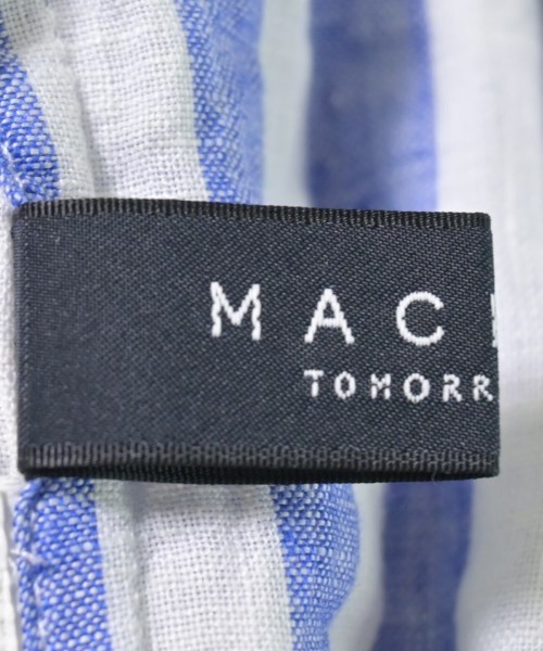 MACPHEE（マカフィー）シャツワンピース 青 サイズ:36(M位) レディース/2200603631108