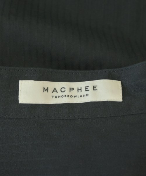 MACPHEE（マカフィー）ブラウス 紺 サイズ:36(M位) レディース/2200604536068