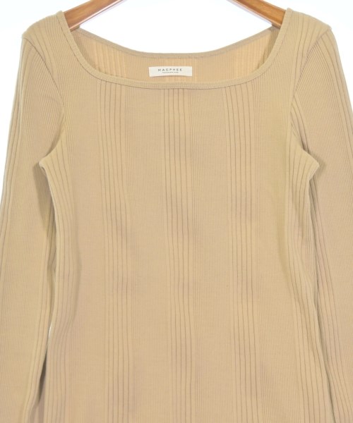 MACPHEE（マカフィー）Tシャツ・カットソー ベージュ サイズ:S レディース/2200667841079