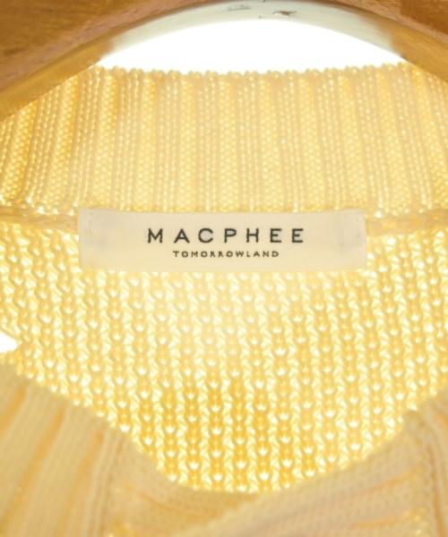 MACPHEE（マカフィー）カーディガン 黄 サイズ:S レディース/2200669485066