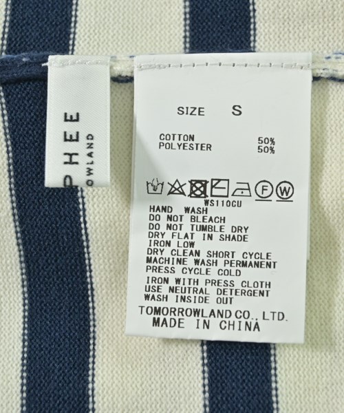 MACPHEE（マカフィー）ニット・セーター 青 サイズ:S レディース/2200669800029