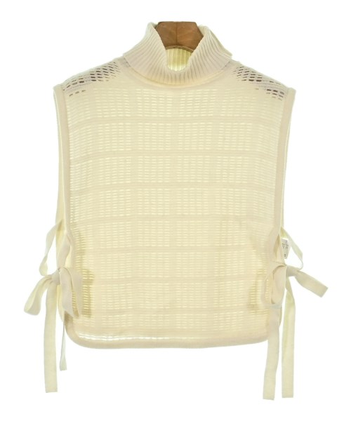 MACPHEE(マカフィー)ベスト/ノースリーブ 白 サイズ:S/2200669753028