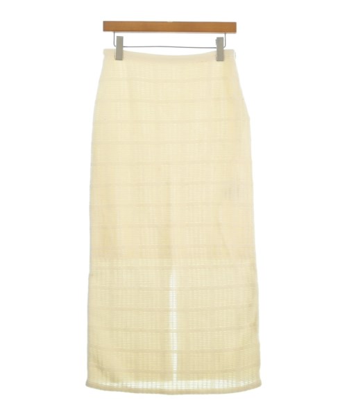 MACPHEE(マカフィー)ロング・マキシ丈スカート 白 サイズ:36(M位)/2200669753035