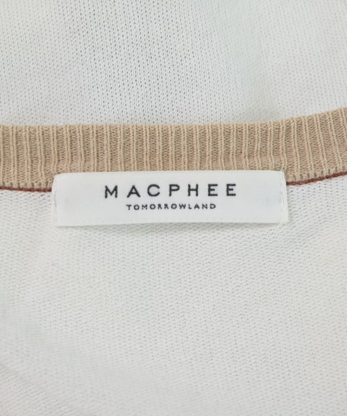 MACPHEE（マカフィー）カーディガン 白 サイズ:S レディース/2200674221055