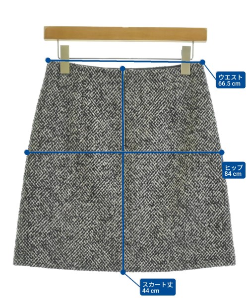 MACPHEE（マカフィー）ミニスカート 黒 サイズ:36(M位) レディース/2200668632065