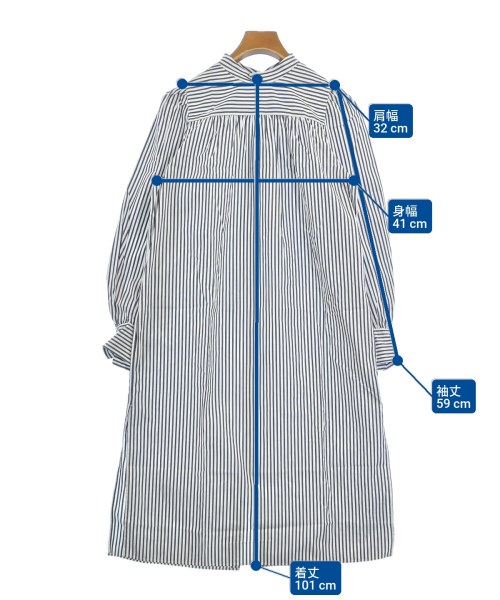 MACPHEE（マカフィー）シャツワンピース 白 サイズ:36(M位) レディース/2200674573017