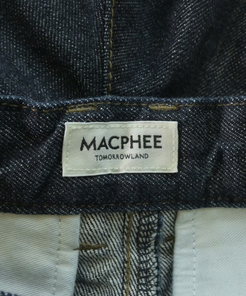 MACPHEE（マカフィー）デニムパンツ 紺 サイズ:34(S位) レディース/2200670149018