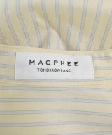 MACPHEE（マカフィー）シャツワンピース 黄 サイズ:36(M位) レディース/2200671839055