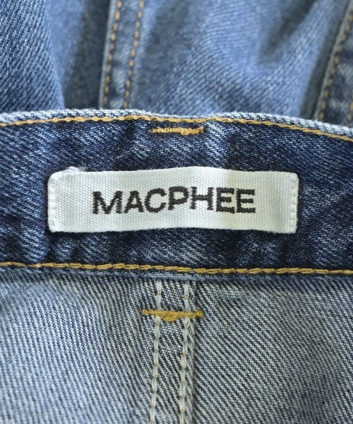 MACPHEE（マカフィー）デニムパンツ 紺 サイズ:36(M位) レディース/2200672475030