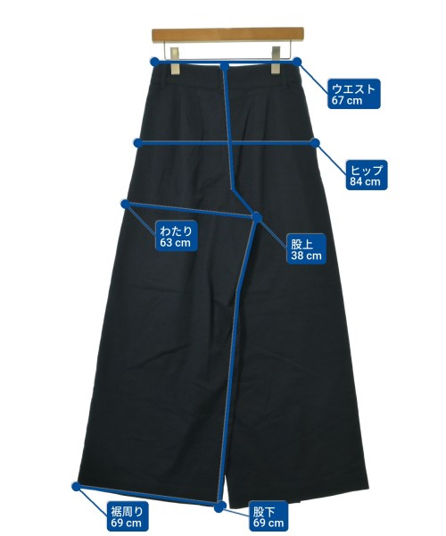 MACPHEE（マカフィー）スラックス 紺 サイズ:36(M位) レディース/2200675867016