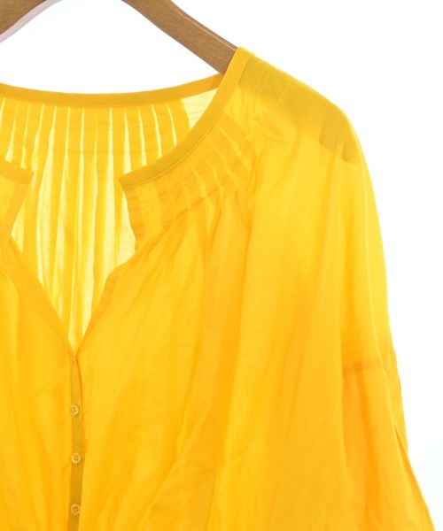 MACPHEE（マカフィー）ブラウス 黄 サイズ:36(M位) レディース/2200675867030