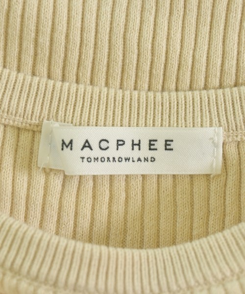 MACPHEE（マカフィー）ニット・セーター 白 サイズ:S レディース/2200670436057