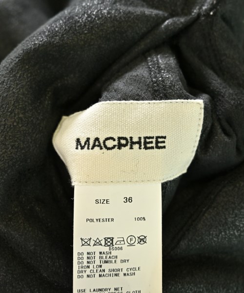 MACPHEE（マカフィー）その他 黒 サイズ:36(M位) レディース/2200672467011