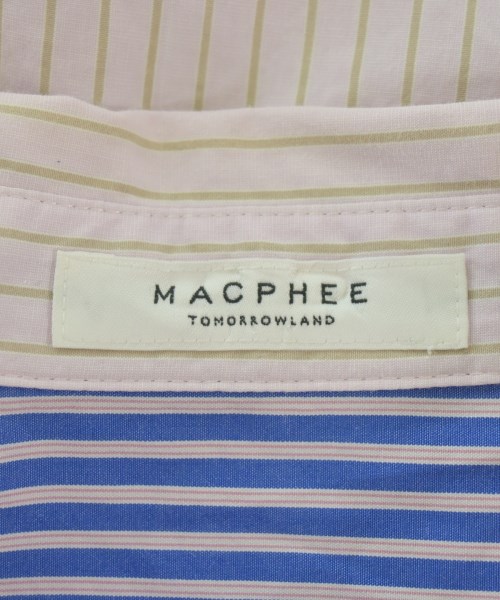 MACPHEE（マカフィー）ブラウス ピンク サイズ:36(M位) レディース/2200674539334