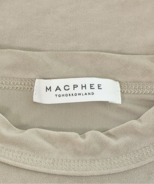MACPHEE（マカフィー）Tシャツ・カットソー ベージュ サイズ:S レディース/2200676120189