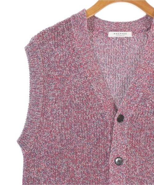 MACPHEE（マカフィー）ベスト 赤 サイズ:S レディース/2200671796273