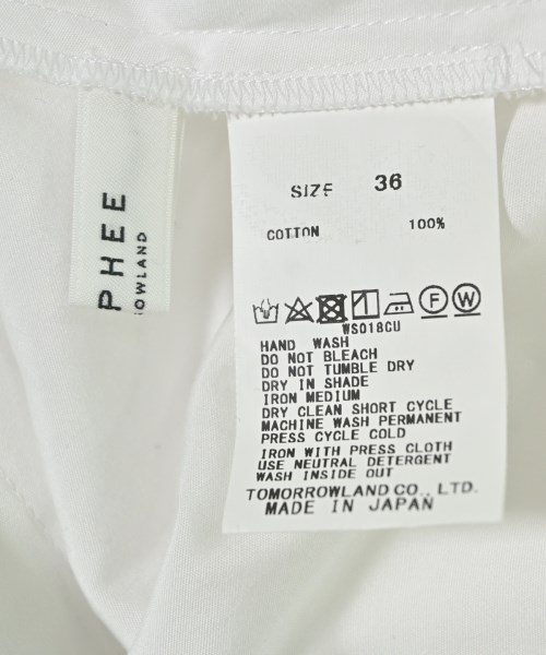 MACPHEE（マカフィー）ブラウス 白 サイズ:36(M位) レディース/2200672973079