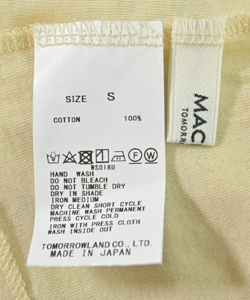MACPHEE（マカフィー）Tシャツ・カットソー 黄 サイズ:S レディース/2200677557052
