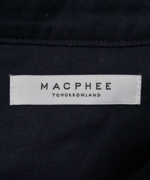 MACPHEE（マカフィー）シャツワンピース 紺 サイズ:36(M位) レディース/2200665268021