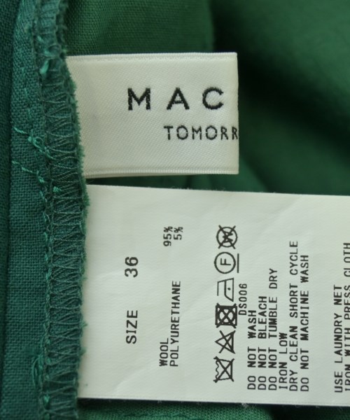 MACPHEE（マカフィー）その他 緑 サイズ:36(M位) レディース/2200670354047