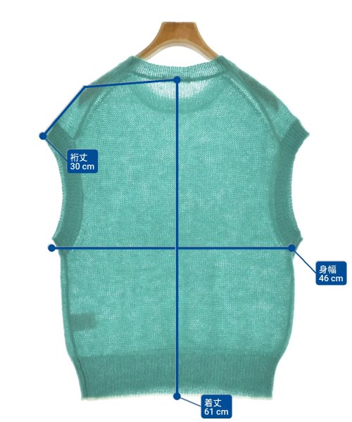 MACPHEE（マカフィー）ベスト/ノースリーブ 緑 サイズ:S レディース/2200673221032