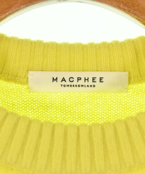 MACPHEE（マカフィー）ニット・セーター 黄 サイズ:S レディース/2200676803136