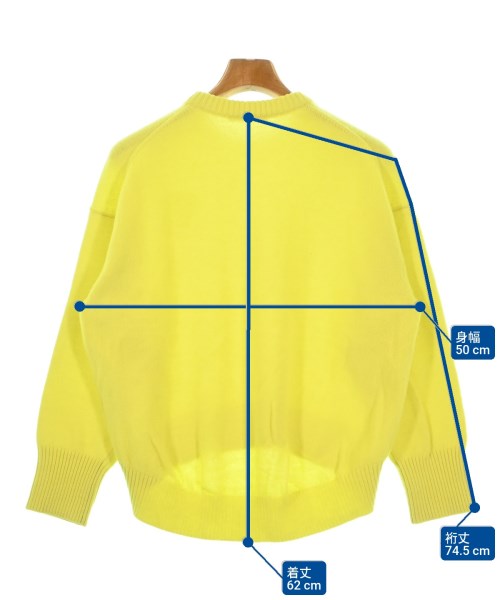 MACPHEE（マカフィー）ニット・セーター 黄 サイズ:S レディース/2200676803136