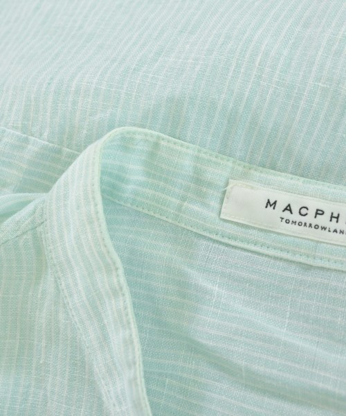 MACPHEE（マカフィー）ブラウス 青 サイズ:36(M位) レディース/2200672714078