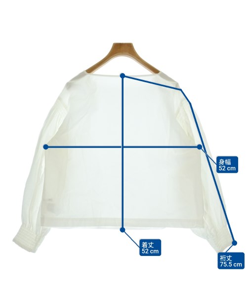MACPHEE（マカフィー）ブラウス 白 サイズ:36(M位) レディース/2200674587045
