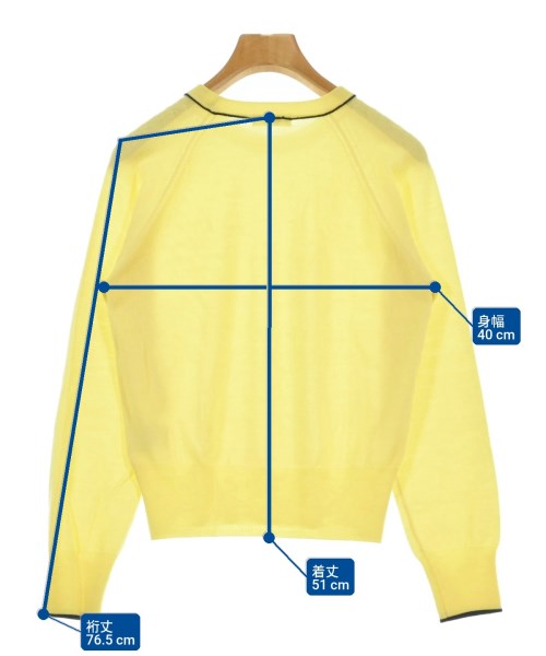 MACPHEE（マカフィー）ニット・セーター 黄 サイズ:S レディース/2200678360057