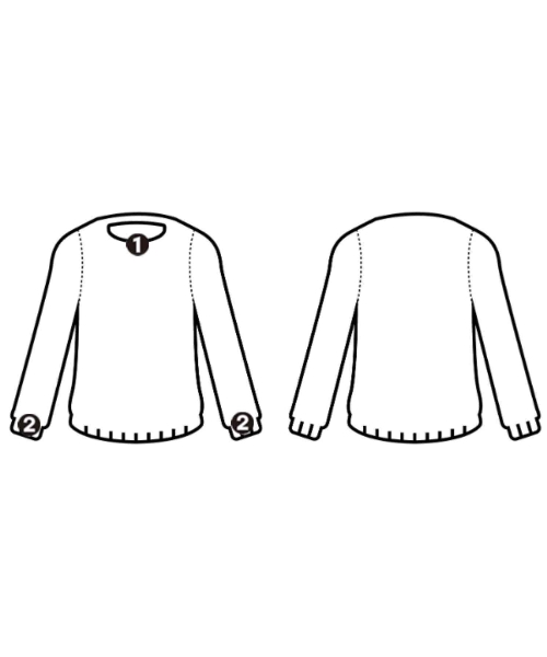 MACPHEE（マカフィー）ニット・セーター 青 サイズ:S レディース/2200678758052