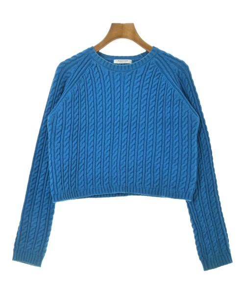MACPHEE(マカフィー)ニット・セーター 青 サイズ:S/2200678758052