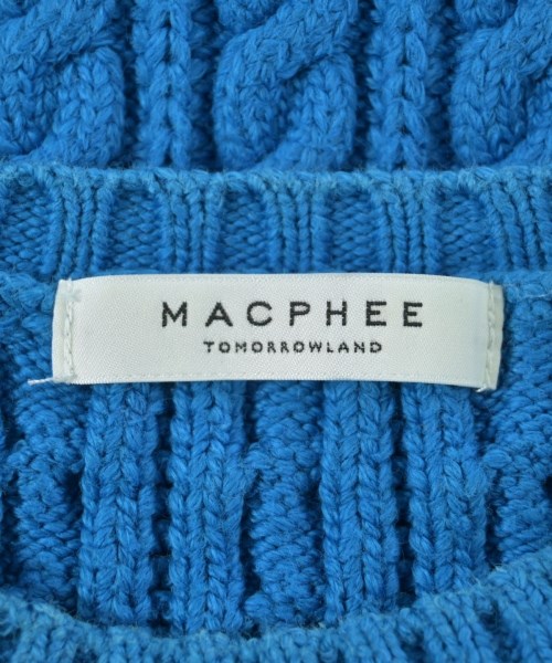 MACPHEE（マカフィー）ニット・セーター 青 サイズ:S レディース/2200678758052