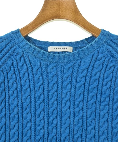 MACPHEE（マカフィー）ニット・セーター 青 サイズ:S レディース/2200678758052