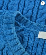 MACPHEE（マカフィー）ニット・セーター 青 サイズ:S レディース/2200678758052