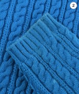 MACPHEE（マカフィー）ニット・セーター 青 サイズ:S レディース/2200678758052