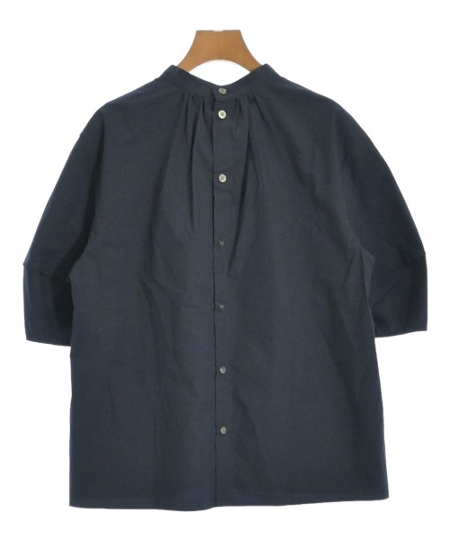 MACPHEE(マカフィー)ブラウス 紺 サイズ:36(M位)/2200672154348