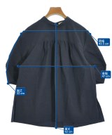 MACPHEE（マカフィー）ブラウス 紺 サイズ:36(M位) レディース/2200672154348