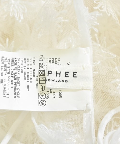 MACPHEE（マカフィー）ベスト 白 サイズ:36(M位) レディース/2200672154485