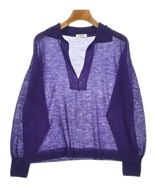 MACPHEE(マカフィー)ニット・セーター 紫 サイズ:S/2200673426079