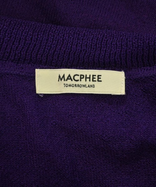 MACPHEE（マカフィー）ニット・セーター 紫 サイズ:S レディース/2200673426079