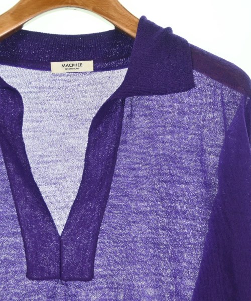 MACPHEE（マカフィー）ニット・セーター 紫 サイズ:S レディース/2200673426079