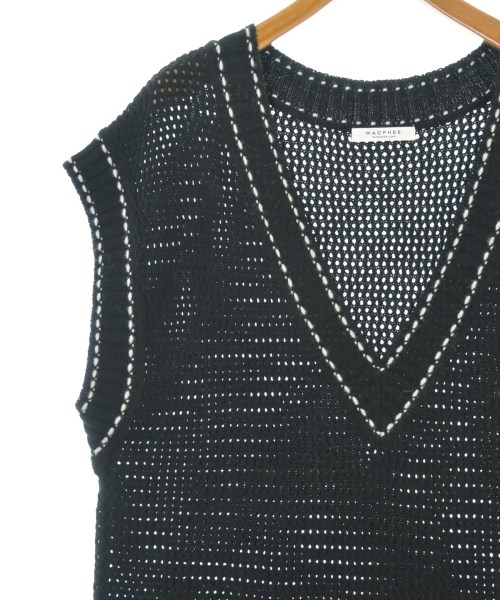 MACPHEE（マカフィー）ベスト 黒 サイズ:S レディース/2200672700033