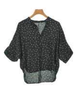 MACPHEE（マカフィー）カジュアルシャツ 黒 サイズ:36(M位) レディース/2200676424072